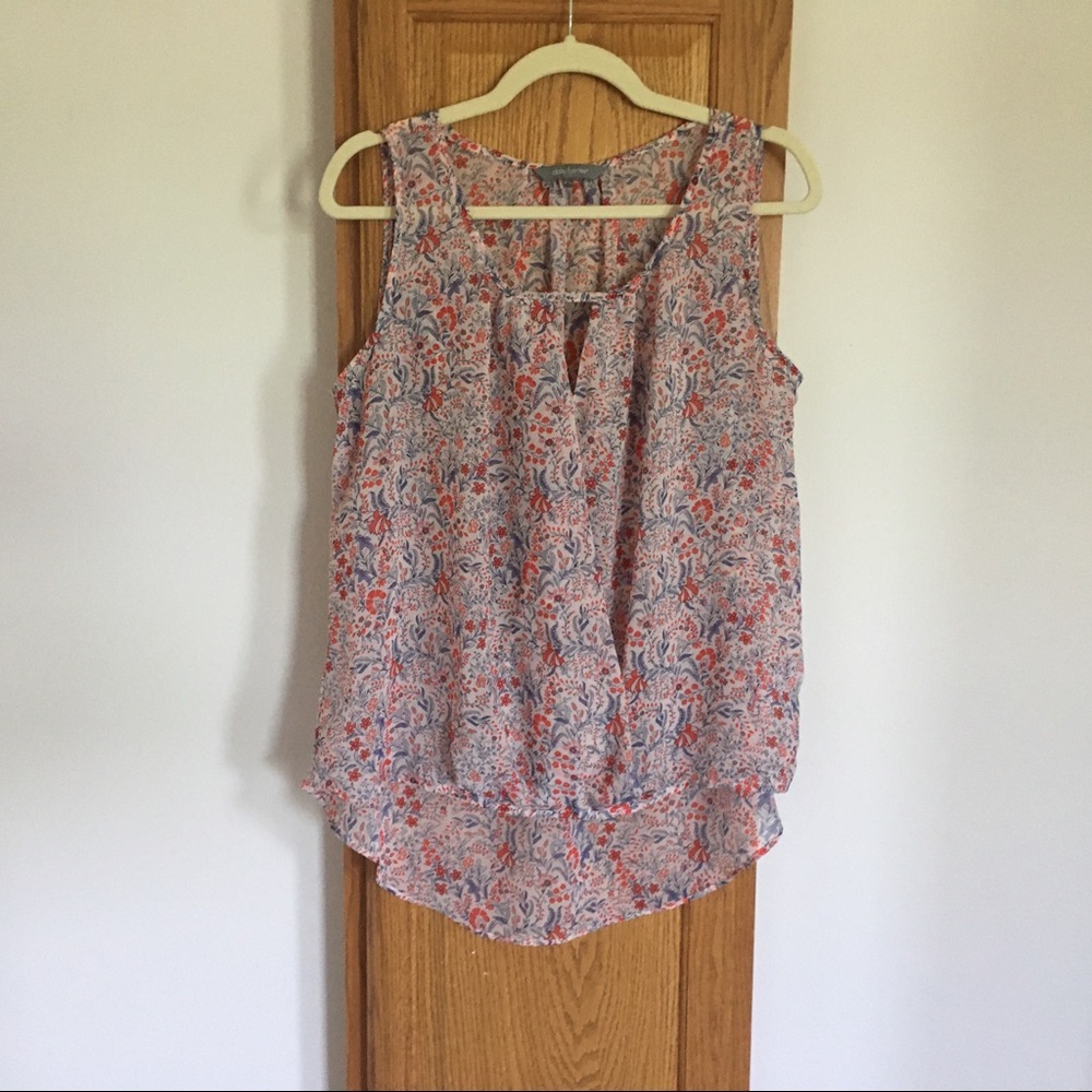 Daisy Fuentes Summer Sleeveless Top Large